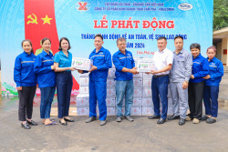 Công ty Cổ phần Kinh doanh than Cẩm Phả - Vinacomin cấp phát đồ uống giải nhiệt cho người lao động