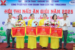 Công ty CP Kinh doanh than Cẩm Phả - Vinacomin tổ chức Gặp mặt nữ CBCNV và Hội thi nấu ăn giỏi chào mừng kỷ niệm 115 năm Ngày Quốc tế phụ nữ 8/3