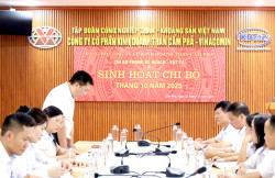 Đảng bộ Công ty CP Kinh doanh than Cẩm Phả – Vinacomin: Tổ chức sinh hoạt chi bộ thường kỳ tháng 10 năm 2025