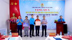 Công đoàn Than – Khoáng sản Việt Nam kiểm tra công tác ATVSLĐ và trao quà cho người lao động Công ty CP Kinh doanh than Cẩm Phả – Vinacomin
