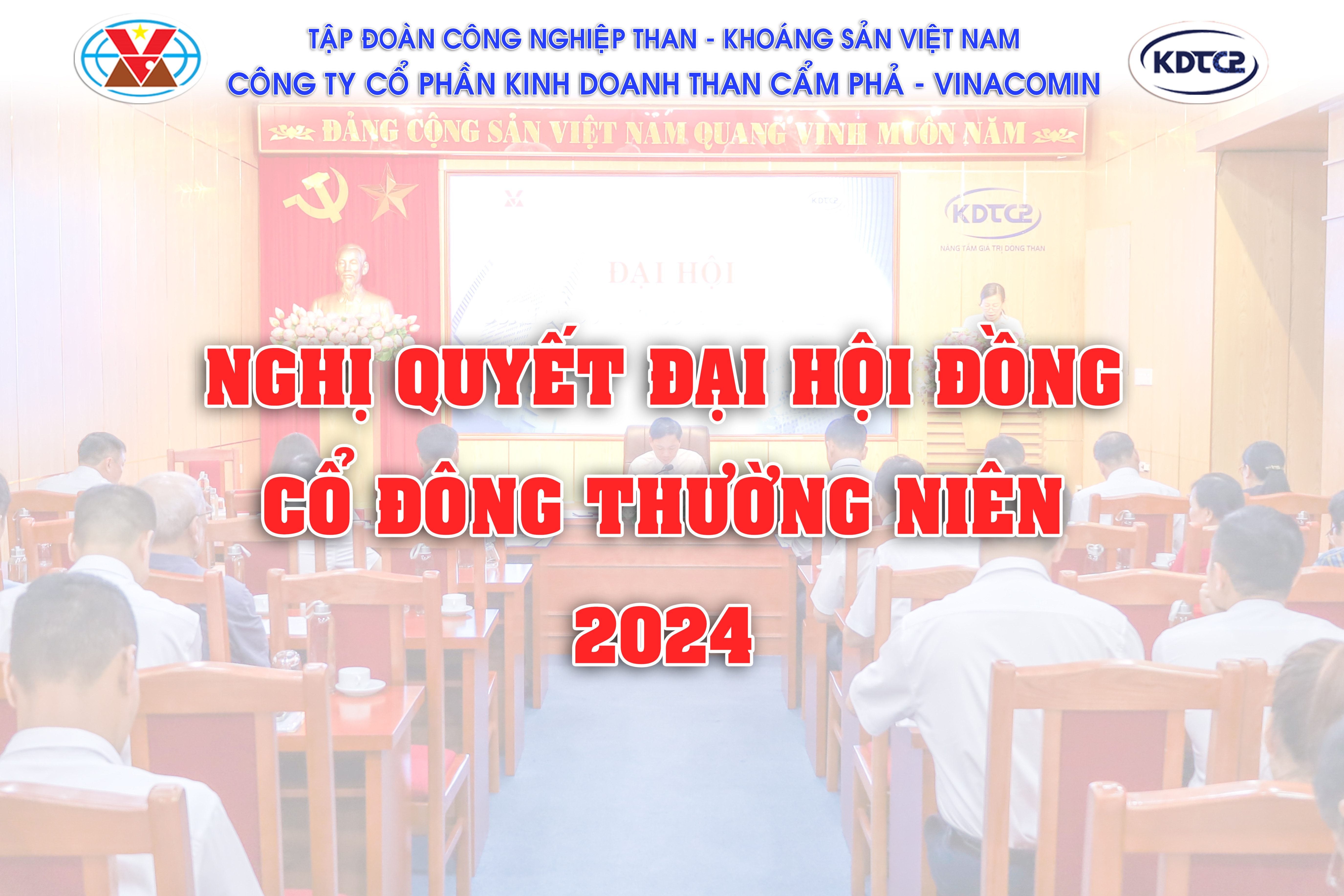 Nghị quyết Đại hội đồng cổ đông thường niên năm 2024 Công ty CP Kinh doanh than Cẩm Phả - Vinacomin