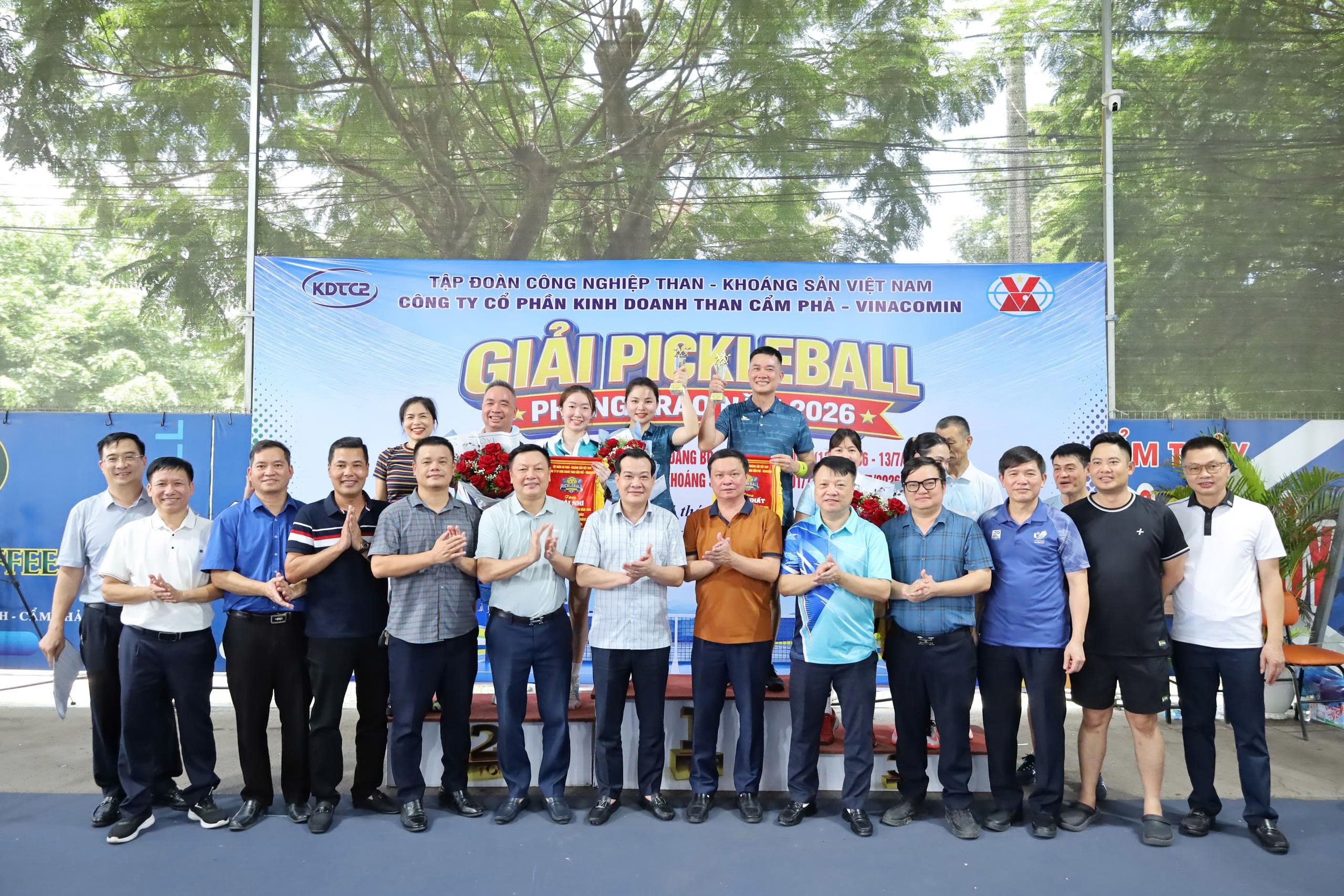 Sôi nổi Giải Pickleball chào mừng kỷ niệm 30 năm Ngày thành lập Đảng bộ Than Quảng Ninh và 30 năm Ngày thành lập Công đoàn Than - Khoáng sản Việt Nam