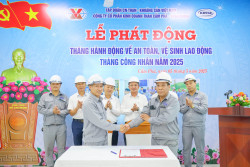 Công ty CP Kinh doanh than Cẩm Phả - Vinacomin phát động Tháng hành động về ATVSLĐ và Tháng Công nhân năm 2025