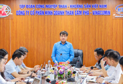 Công ty Cổ phần Kinh doanh than Cẩm Phả – Vinacomin làm việc với đoàn công tác Tập đoàn TKV kiểm tra, giám sát công tác nhập khẩu và chuẩn bị nguồn than cho các nhà máy nhiệt điện