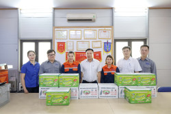 Công ty Cổ phần Kinh doanh Than Cẩm Phả – Vinacomin triển khai cấp phát đồ uống giải nhiệt mùa hè 2025