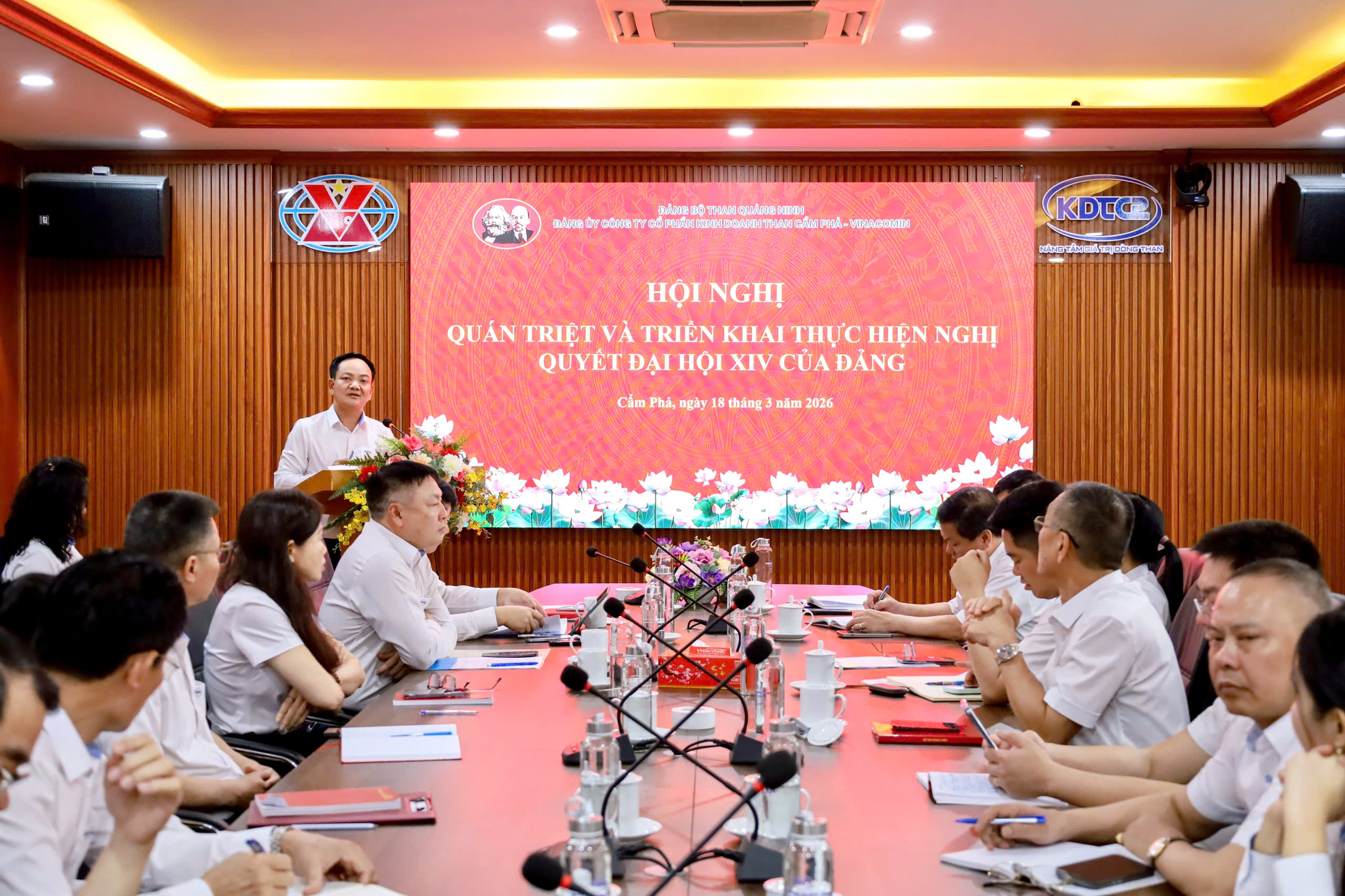 Đảng Ủy Công Ty Cp Kinh Doanh Than Cẩm Phả - Vinacomin Tổ Chức Hội Nghị Quán Triệt Nghị Quyết Đại Hội XIV Của Đảng